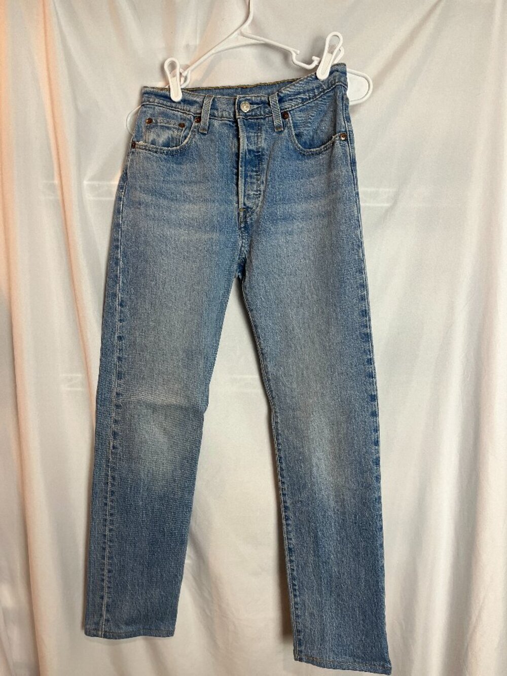 Women's Levi's 501 Straight leg button fly Jean, 24x27